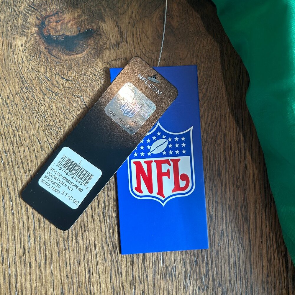 NET NFL Philadelphiaelphia Eagles Satin Varsity Bomber Jacket - Picture 8 of 8